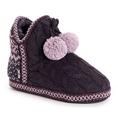 Kohls womens bootie slippers best sale