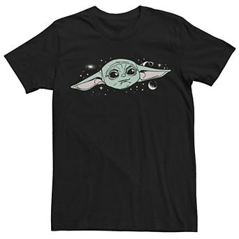 Men's Star Wars The Child Starry Big Face Tee