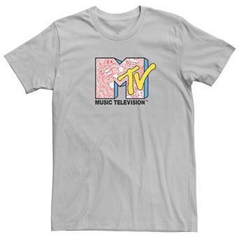 Men's MTV Music Television Doodle Fill Logo Tee
