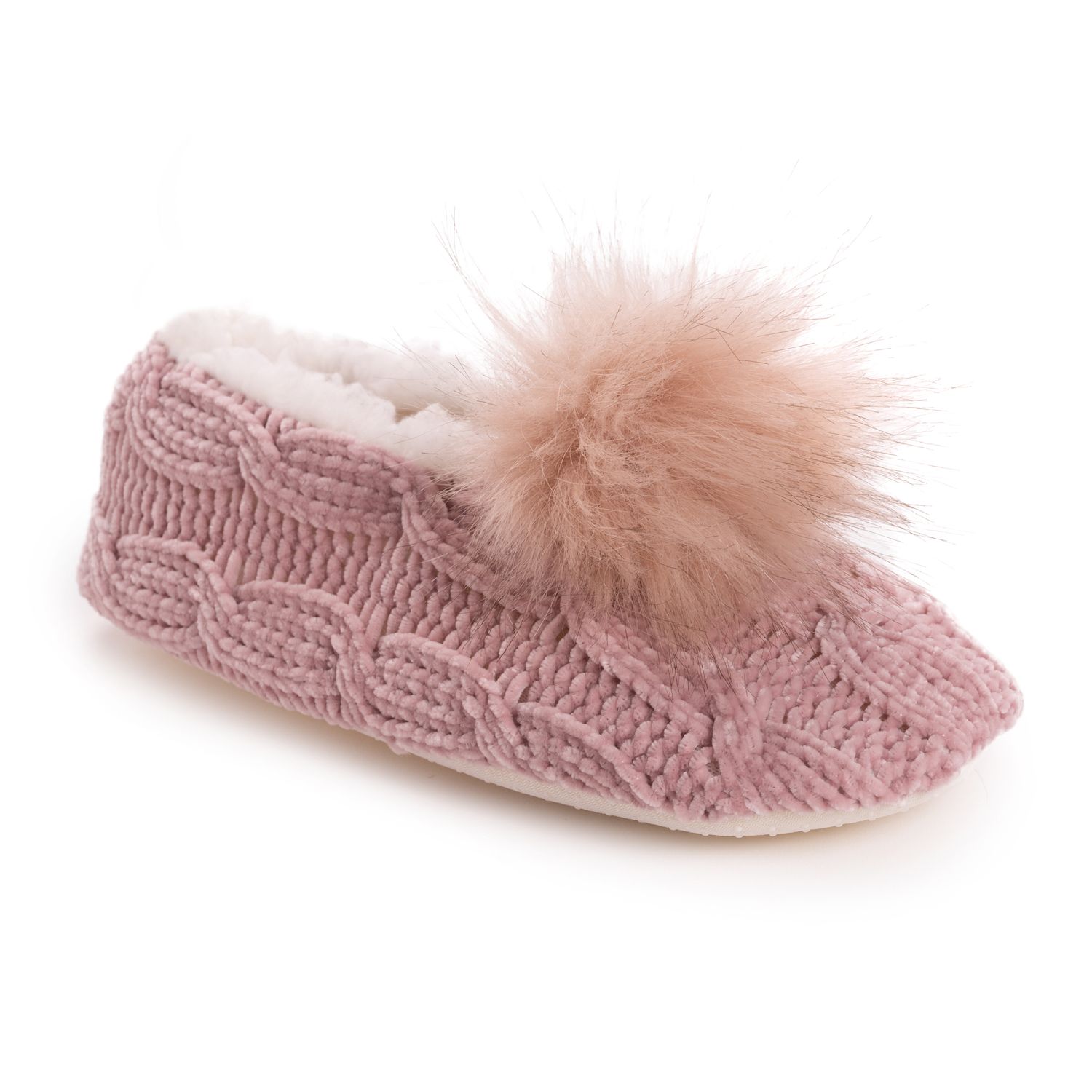 pom pom ballerina slippers