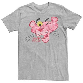 Men's The Pink Panther Floral Fill Big Face Tee
