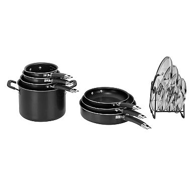 Cuisinart® SmartNest® 12-pc. Non-Stick Aluminum Nesting Cookware Set