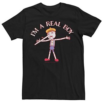 Men's Shrek Pinocchio I'm A Real Boy Tee