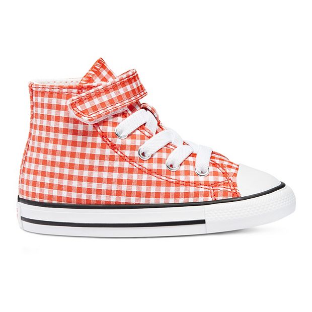 Baby Toddler Girls Converse Chuck Taylor All Star 1V Gingham