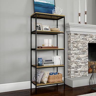 Lavish Home 5-Tier Bookshelf