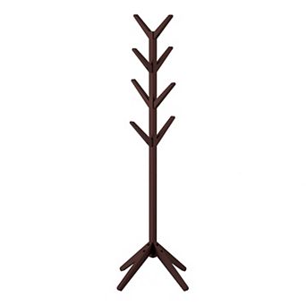 Lavish Home Modern Freestanding Wooden Coat Tree