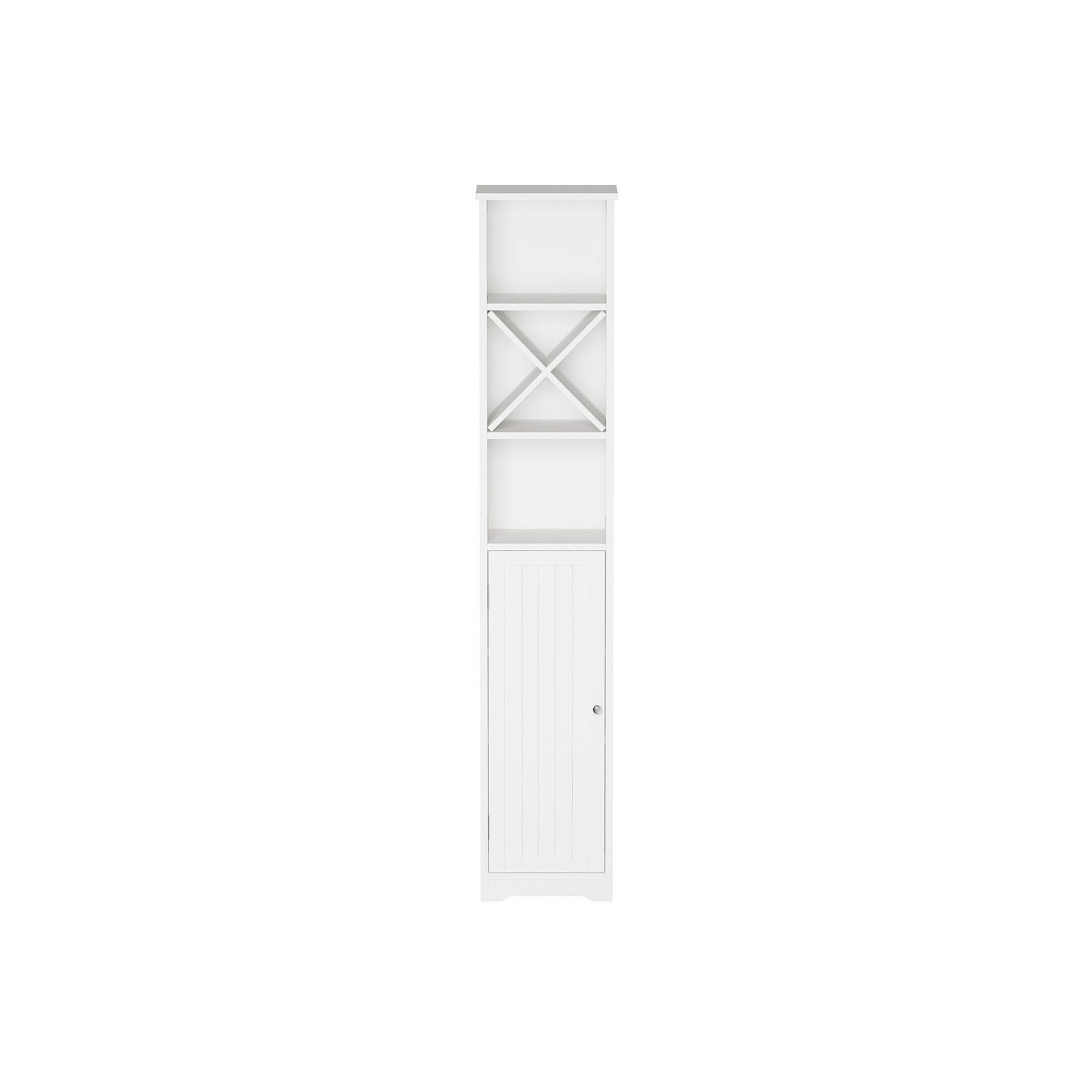 Lavish Home 67-in. Linen Tower Storage Cabinet, White