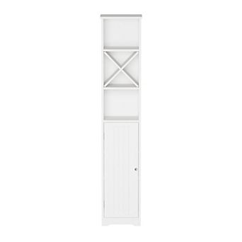 Lavish Home 67 in Linen Tower Storage Cabinet