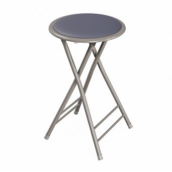 Lavish Home 24 in Heavy-Duty Folding Stool