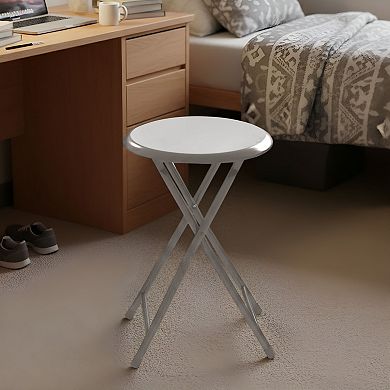 Lavish Home 18-in. Heavy-Duty Folding Stool