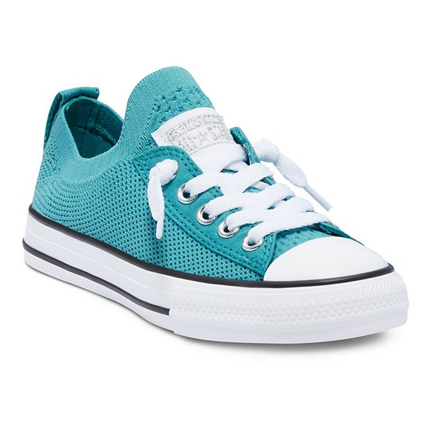 Black Converse Girls Little Kid Chuck Taylor All Star Knit Sneaker, Athletic & Sneakers