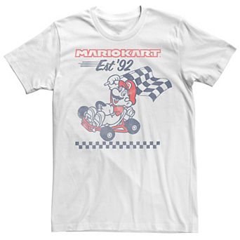 Men's Mario Kart Est. '92 Flag Tee
