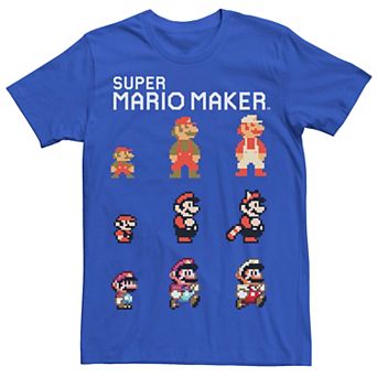 Men's Nintendo Mario Character Evolution Tee