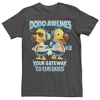Men's Animal Crossing Dodo Airlines Your Gateway To The Skies Tee