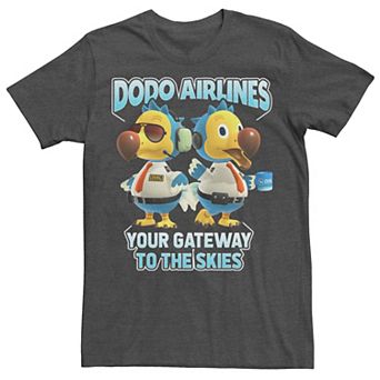 Men's Animal Crossing Dodo Airlines Your Gateway To The Skies Tee