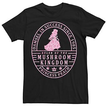Men's Super Mario Princess Peach Ruler Of The Mushroom Kingdom Tee