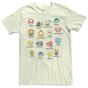Men's Mario Kart Items Tee