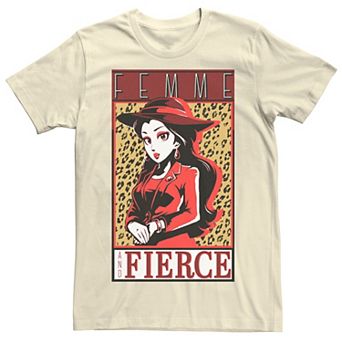 Men's Super Mario Odyssey Pauline Femme And Fierce Cheetah Poster Tee