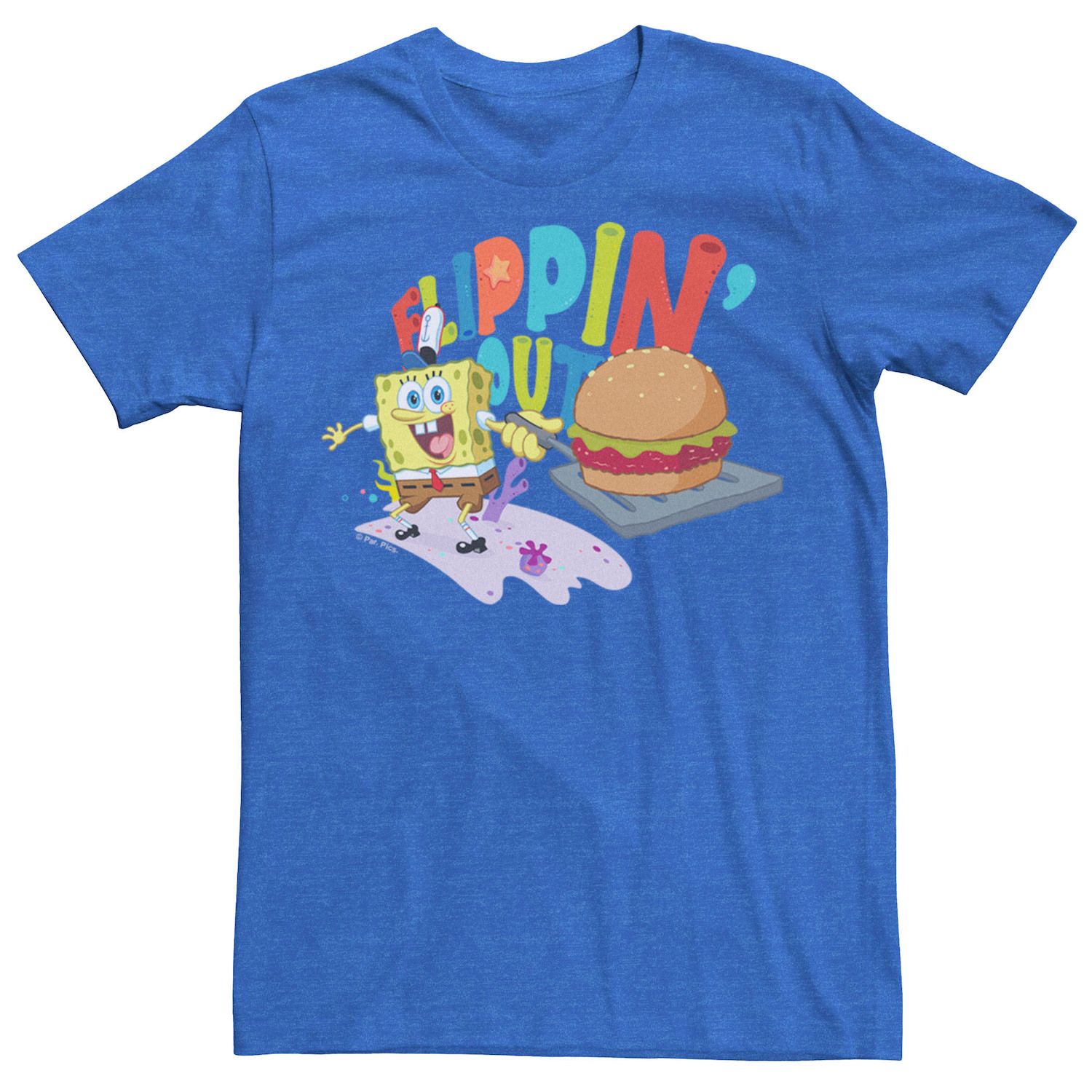 Image for Licensed Character Men's SpongeBob Movie Flippin Out Tee at Kohl's.