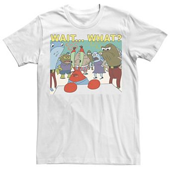 Men's SpongeBob SquarePants Mr. Krabs Wait What Tee