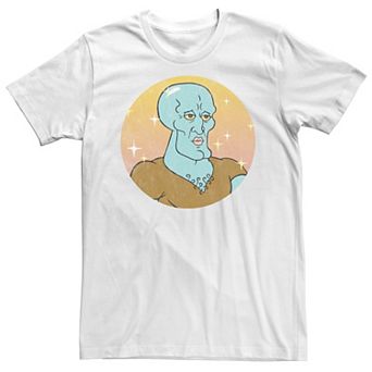 Men's SpongeBob SquarePants Handsome Squidward Portrait Tee