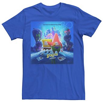 Men's SpongeBob SquarePants Movie Sponge On The Run Kick Me Poster Tee