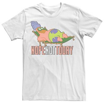Men's SpongeBob SquarePants Patrick Nope Not Today Tee
