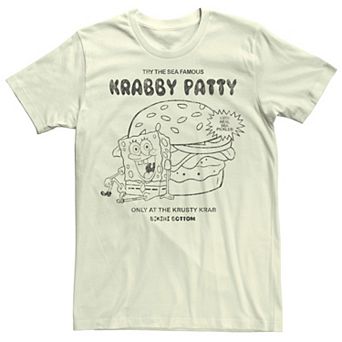 Men's SpongeBob SquarePants Try The Sea Famous Krabby Patty Tee