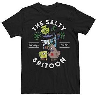 Men's SpongeBob SquarePants The Salty Spitoon How Tough Are Ya Tee