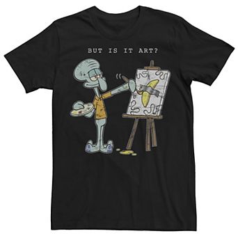 Men's SpongeBob SquarePants Squidward But Is It Art Tee