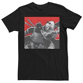 Men's Marvel Black Panther & Storm Kanji Portrait Tee
