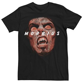 Men's Marvel Morbius The Living Vampire Big Face Tee