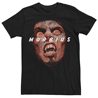 Men's Marvel Morbius The Living Vampire Big Face Tee