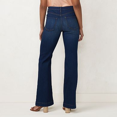 Women's LC Lauren Conrad Curvy High-Waisted Flare Jeans