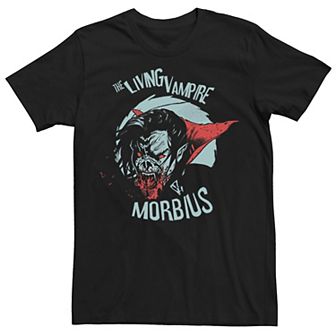 Men's Marvel Morbius The Living Vampire Dark Portrait Tee