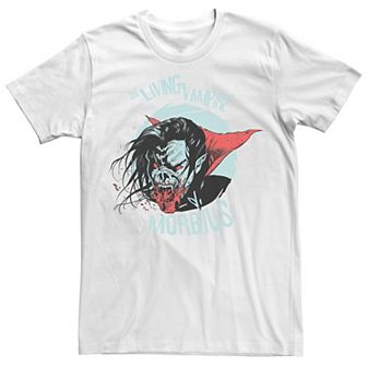 Men's Marvel Morbius The Living Vampire Dark Portrait Tee
