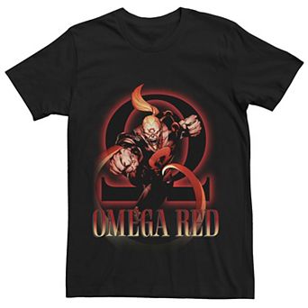 Men's Marvel Omega Red Symbol Action Shot Tee