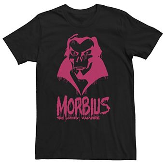 Men's Marvel Morbius The Living Vampire Paint Drip Tee