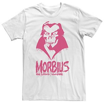 Men's Marvel Morbius The Living Vampire Paint Drip Tee