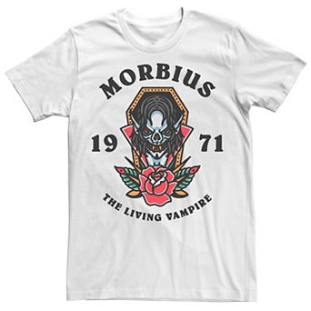 Men's Marvel Morbius The Living Vampire 1971 Tattoo Style Tee