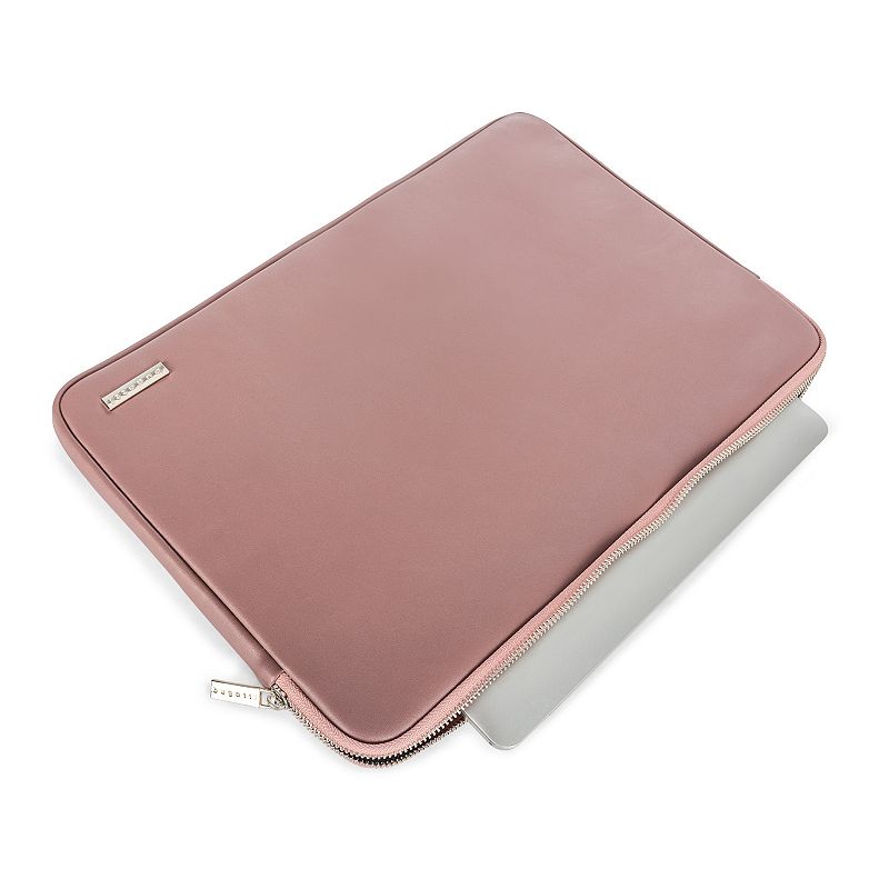 Bugatti Vegan Leather Laptop Sleeve, Pink
