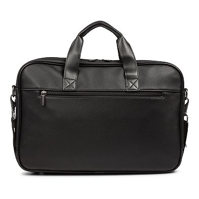 Bugatti Gin & Twill Vegan Leather Briefcase