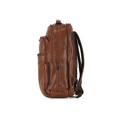 bugatti brown leather backpack Bugatti Valentino Vegan Leather Backpack