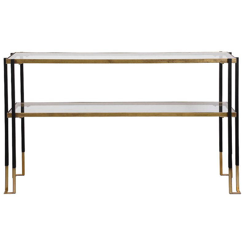Uttermost Kentmore Modern Console Table, Brown