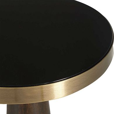 Uttermost Fortier Black End Table
