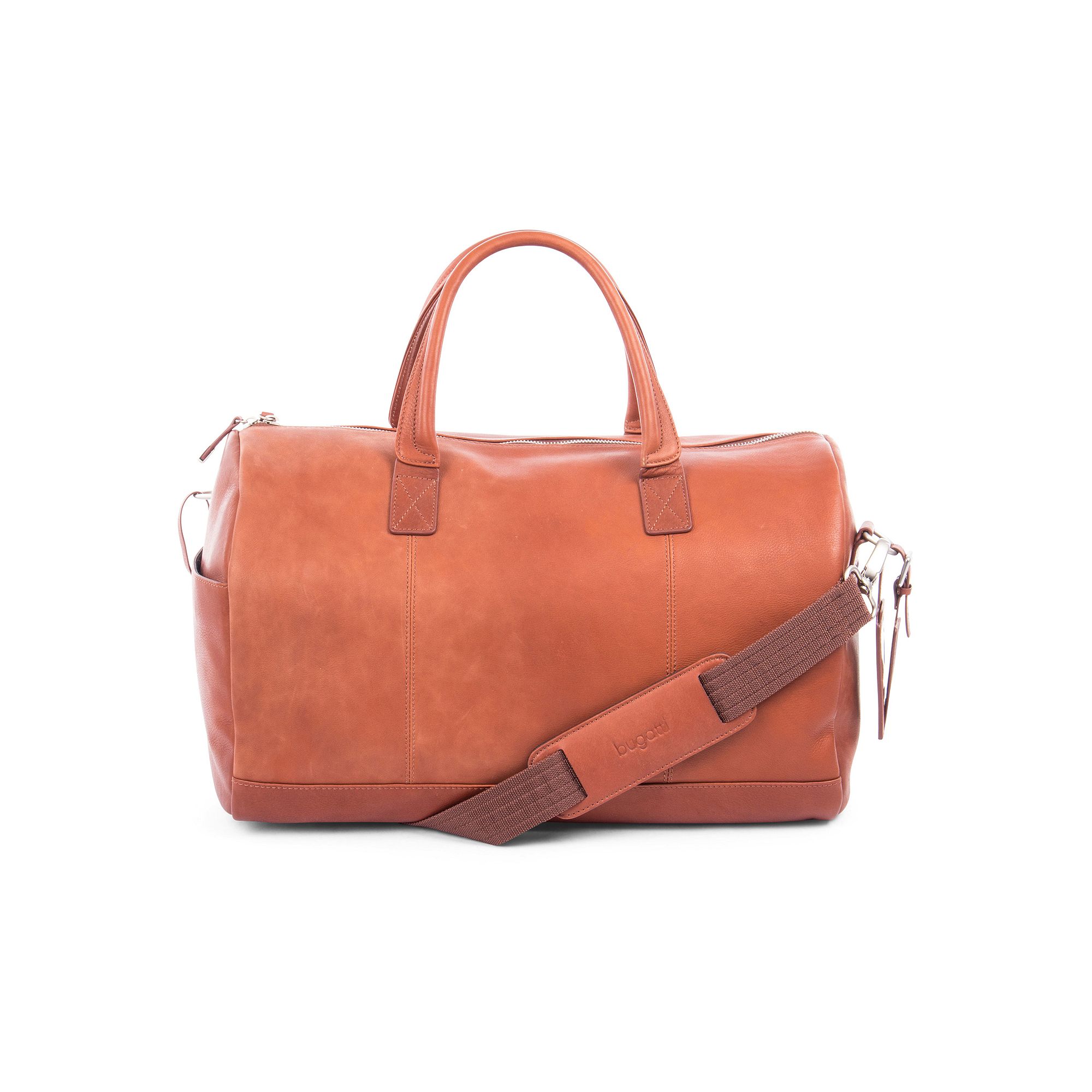 Bugatti Sartoria Leather Sports Bag, Red