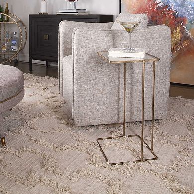 Uttermost Cadmus Gold End Table
