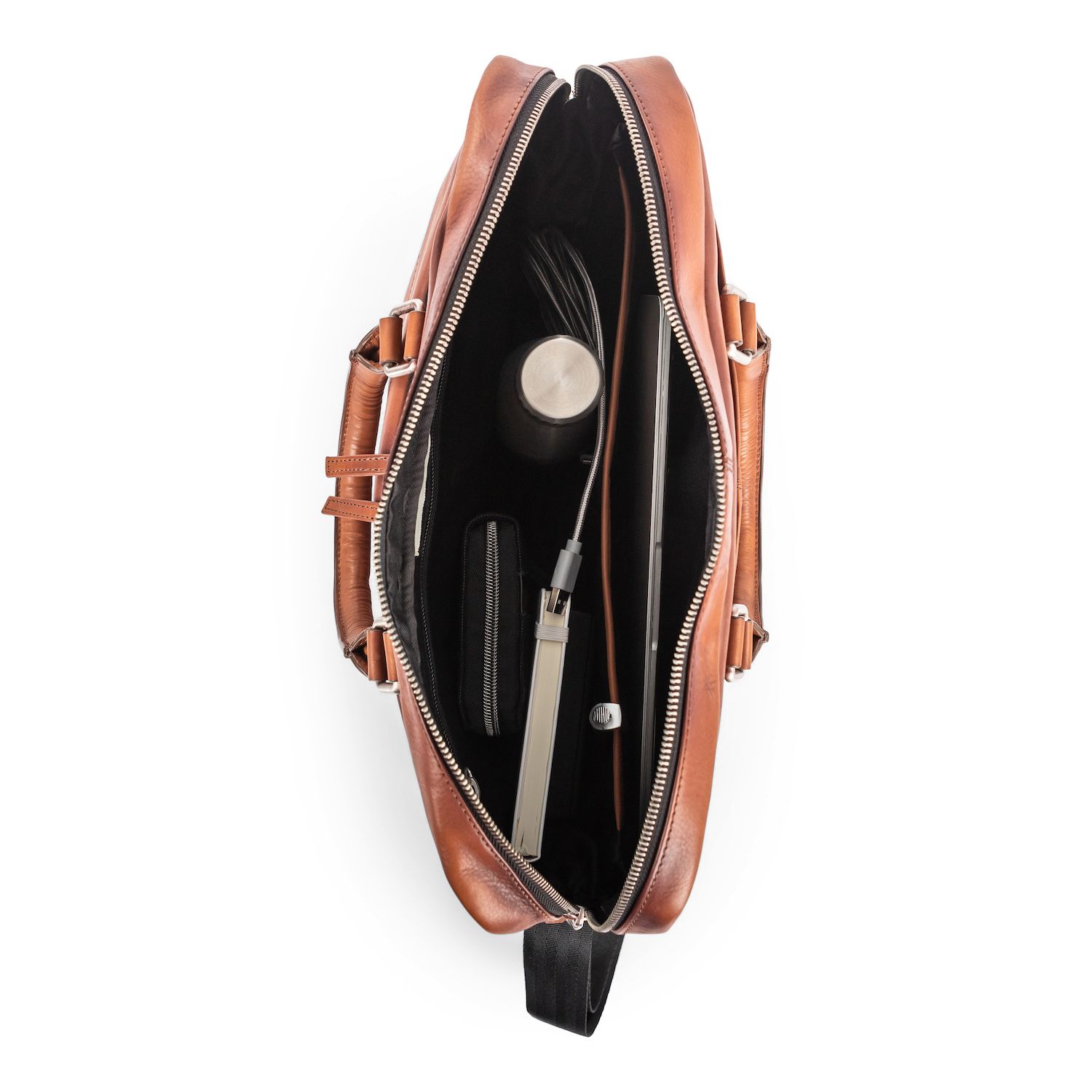 fast ship Bugatti Domus 2.0 Leather Briefcase clearance