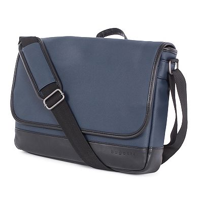 Bugatti Gin & Twill Vegan Leather Messenger Bag