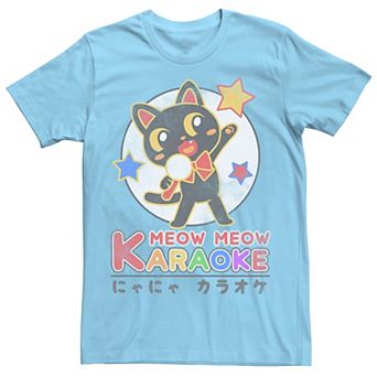 Men's Fifth Sun Karaoke Cat Animal Tee